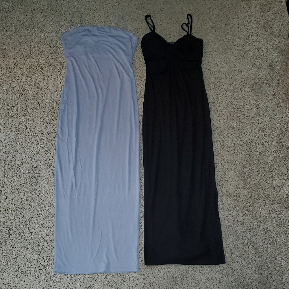 SHEIN & Justify Dresses Elegant Black & Gray Junior Dresses